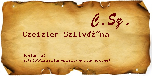 Czeizler Szilvána névjegykártya